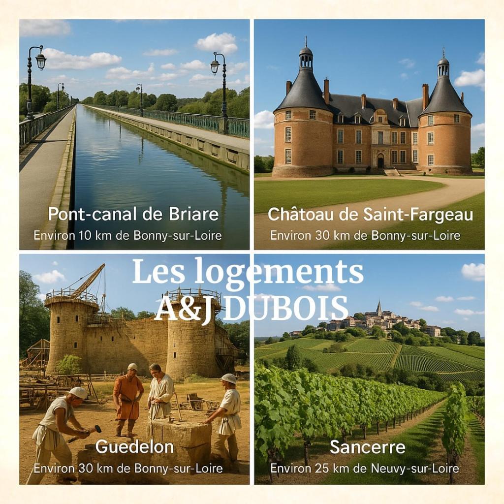 A&jduplex - Sur Loire - Chateaux De Guedelon - Pont Canal *
